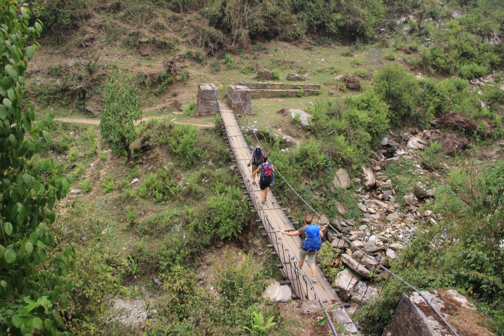 Trek pod Annapurnu