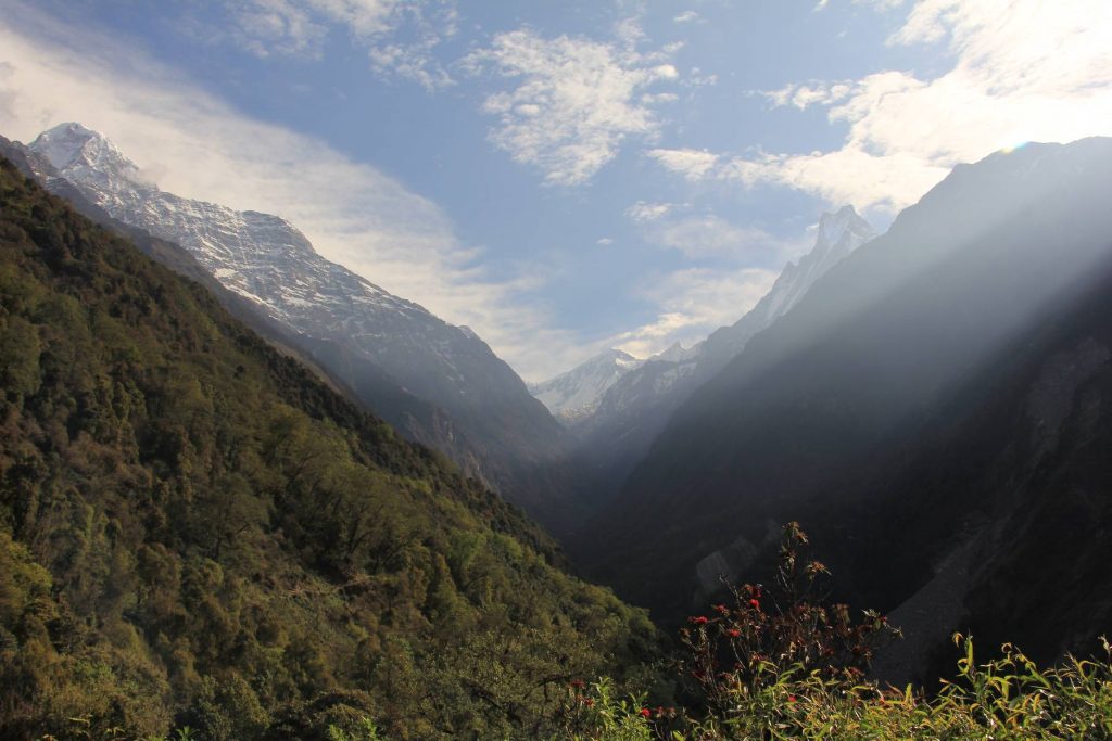 Trek pod Annapurnu