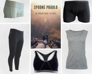Dámske spodné prádlo z merino vlny