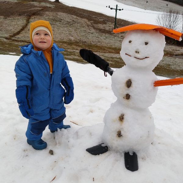 Detská merino kukla Belá