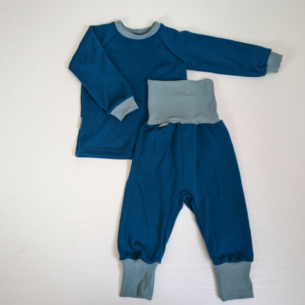 Hrejivý detský merino set