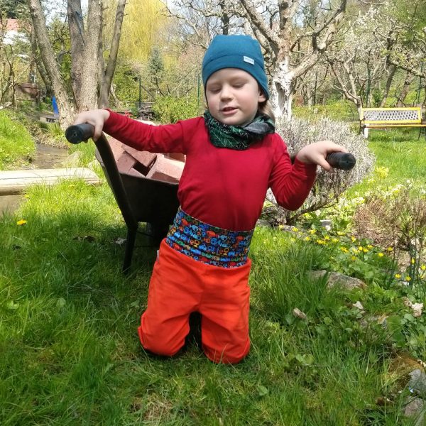 Merino softshell nohavice detské