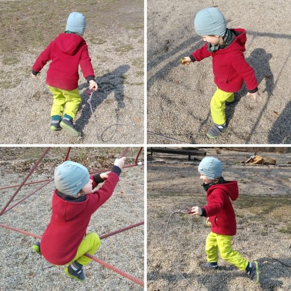 Hrejivá merino mikina pre deti