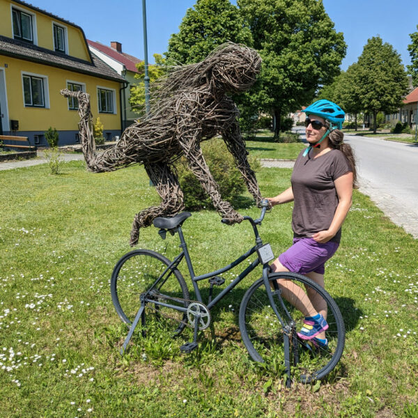 Dámske tričko z merina na bicykel
