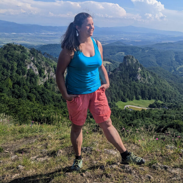 Merino tielko na turistiku tyrkys