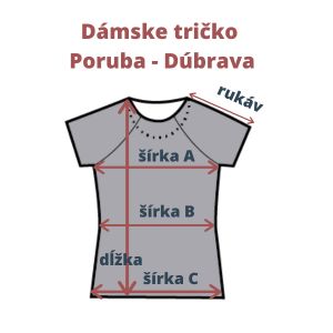 Dámske merino tričko Poruba - miery