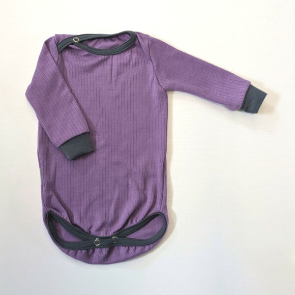 Merino body Beluša - fialová 190g