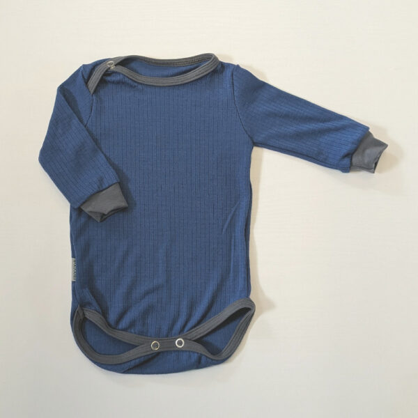 Merino body Beluša - modrá 190g