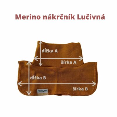 detský nákrčník z merino vlny
