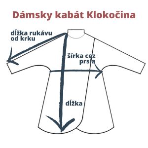 Vlnený kabát rozmery